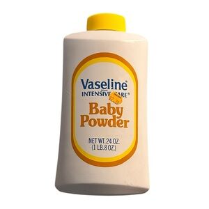 Huge Vintage 80s Vaseline Baby Powder Talc 24oz Bathroom Props